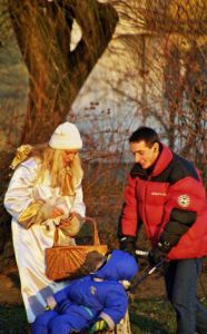 Karolina Borkowska w roli Anioka